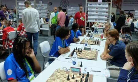 Vice-campeão do mundo de xadrez em Cabo Verde