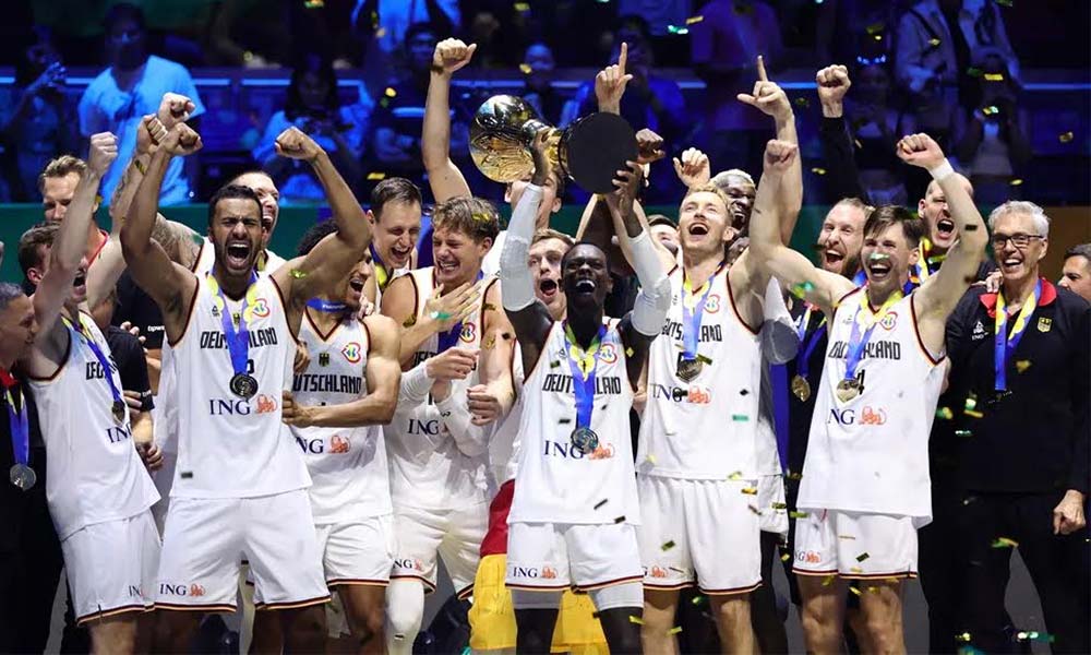 Alemanha sagra-se campeã mundial de basquetebol pela primeira vez