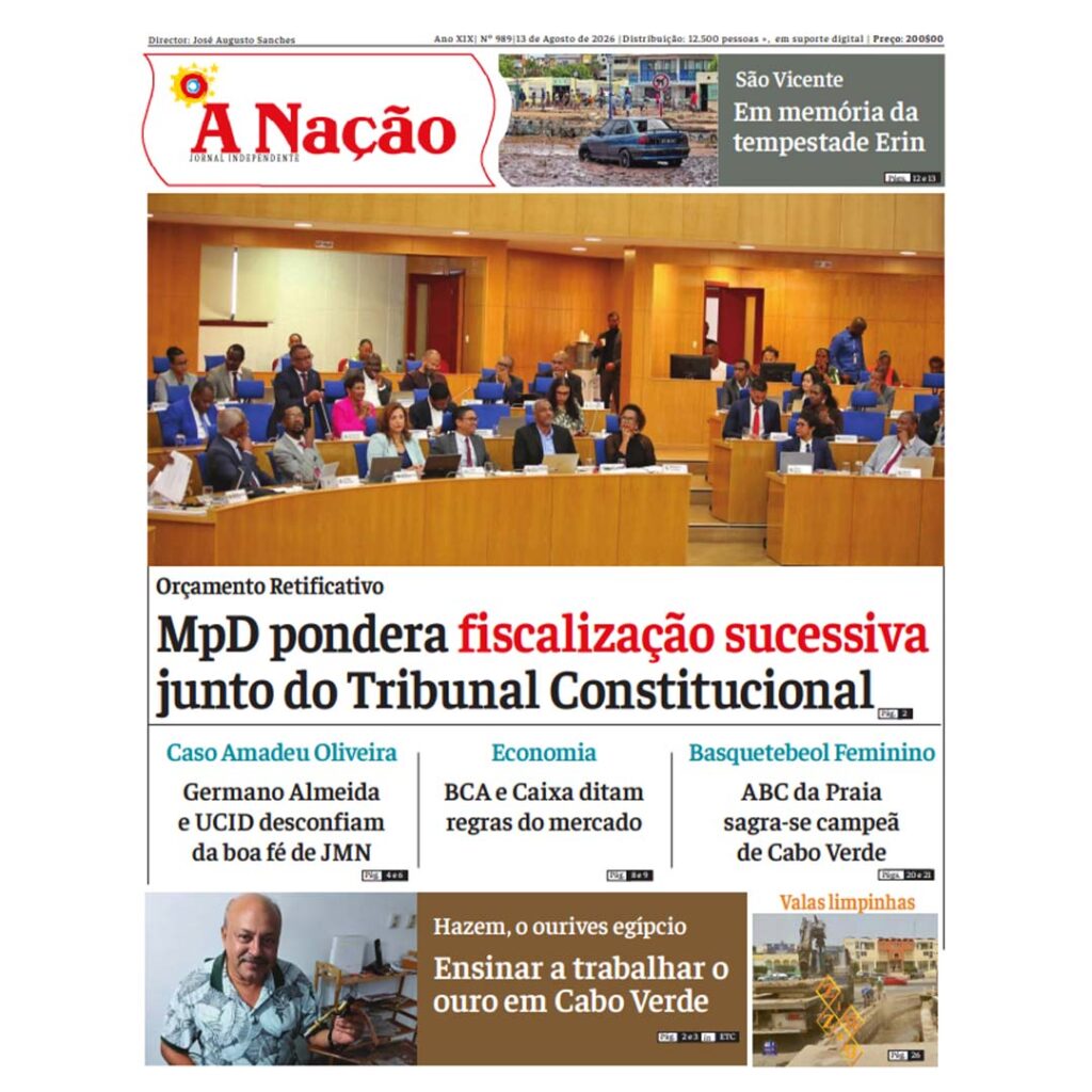 Destaques da edição 989 do Jornal A NAÇÃO
